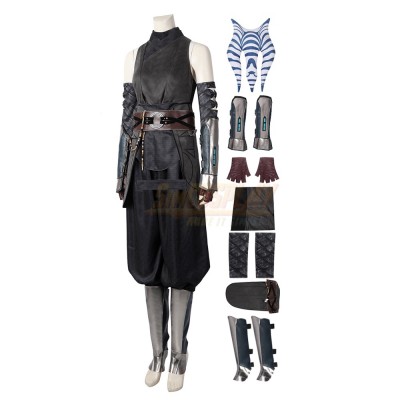 The Mandalorian S3 Ahsoka Tano Cosplay Costume With Cape