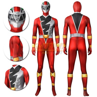 The Red Ranger Cosplay Costume Koh Ryusoul Red Power Ranger Cosplay Suit