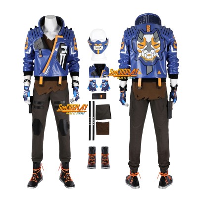 VALORANT Yoru Leather Cosplay Costume Halloween Cosplay Suit