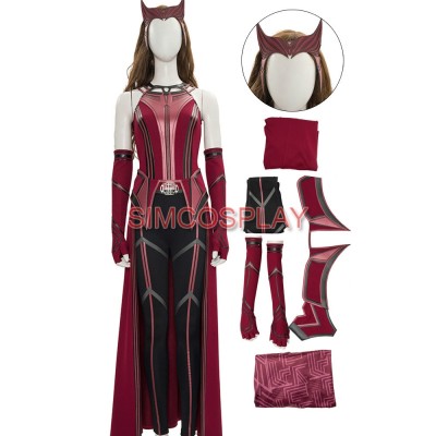 WandaVision Costume Scarlet Witch 2021 New Cosplay Suit Promotional Edition