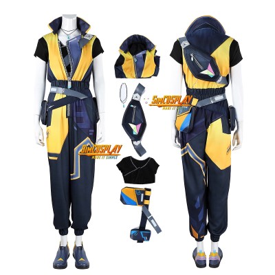 Waylay Valorant Cosplay Costume Halloween Valorant Cosplay Suit