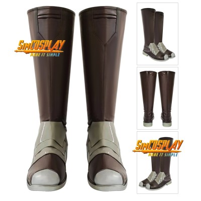 What If Star-Lord T'Challa Cospay Boots Black Panther Leather Cosplay Shoes