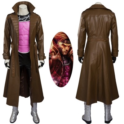 X-men Gambit Remy Etienne LeBeau Cosplay Costume sim1127xmgr