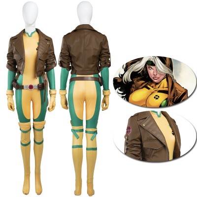 X-Men Rogue Anna Marie Comic Cosplay Costume sim1127xmram