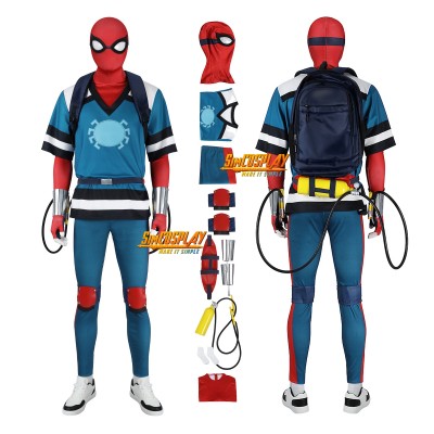 Your Friendly Neighborhood Spider-Man Cosplay Costume Printed Suit