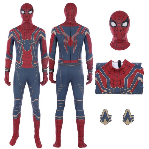 Avengers Infinity War Spider-Man Cosplay Costume Deluxe Version