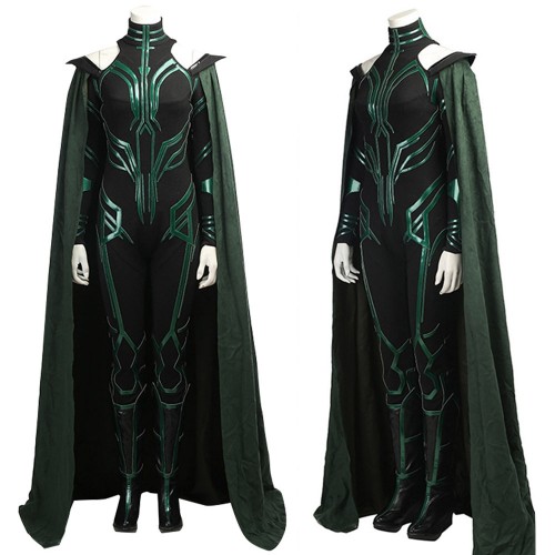 Thor Ragnarok Hela Outfits Cosplay Costume Deluxe Black Version