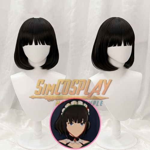 Genshin Impact Katheryne Cosplay Wigs Adventurers Guild Receptionist Wigs