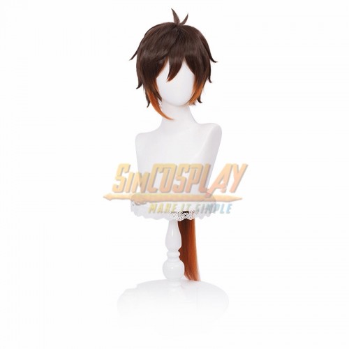 Genshin Zhongli Cosplay Wigs Full set Of Cosplay Wigs