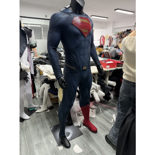Clark Kent Cosplay Costume Superhero Suit Hardcore Top Level