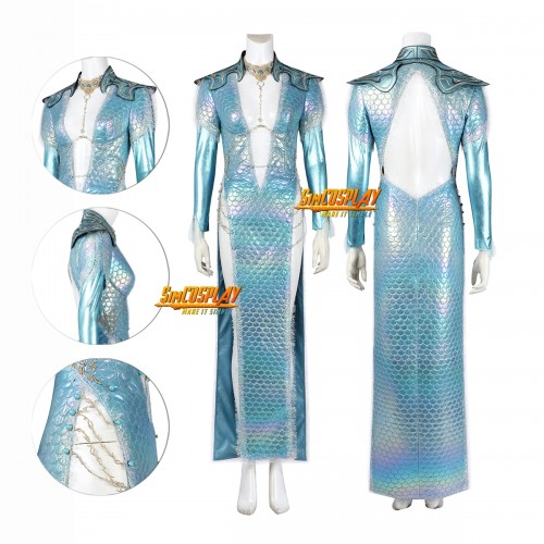 BG3 Wavemother's Fish Scale Robe Cosplay Costume