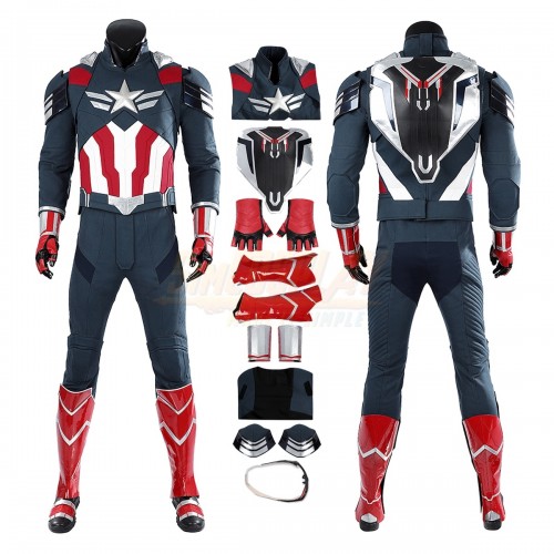 Top Level - Captain America Brave New World Sam Wilson Cosplay Costume