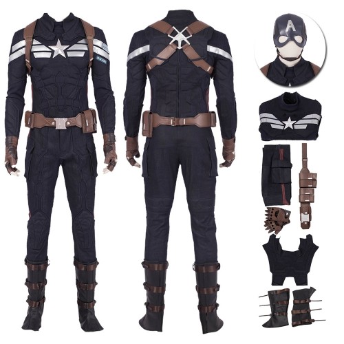 Captain America Costume Avengers Endgame Steve Rogers Cosplay Costume