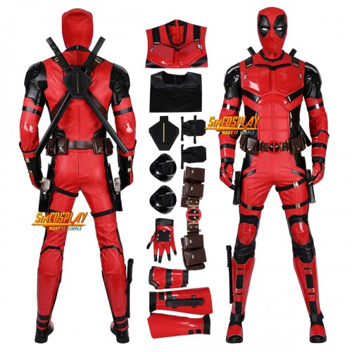 Deadpool & Wolverine Nicepool Deadpool Cosplay Costume Top Level