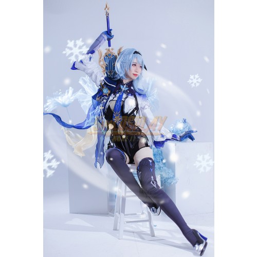 Genshin Impact Girls Eula Full Set Cosplay Costume SimCosplay