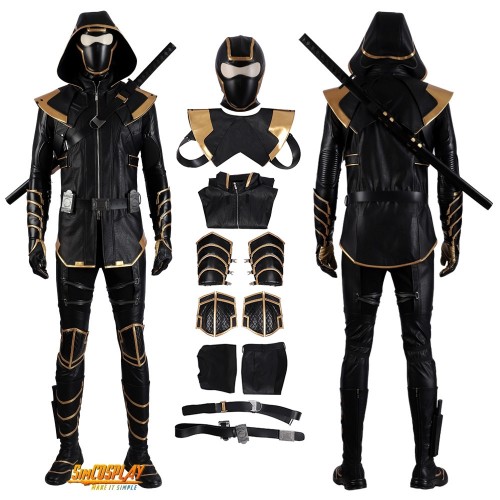 Hawkeye Ronin Cosplay Costume Ninjia Suit Avengers Endgame Cosplay Top Level
