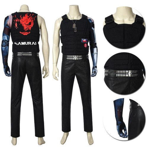 Johnny Silverhand Cosplay Costumes 2077 Cosplay Suits Ver.1