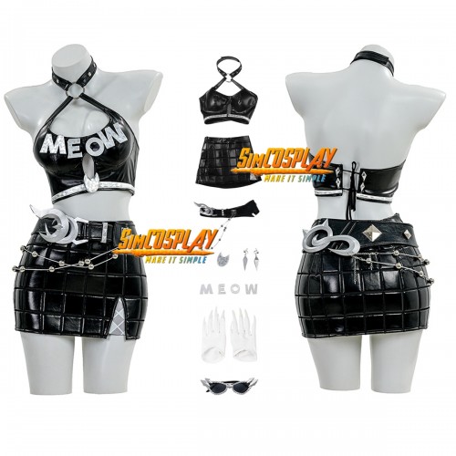 Marvel Rivals Felicia Hardy Cosplay Costume Black Cat Urban Predator Skin Suit