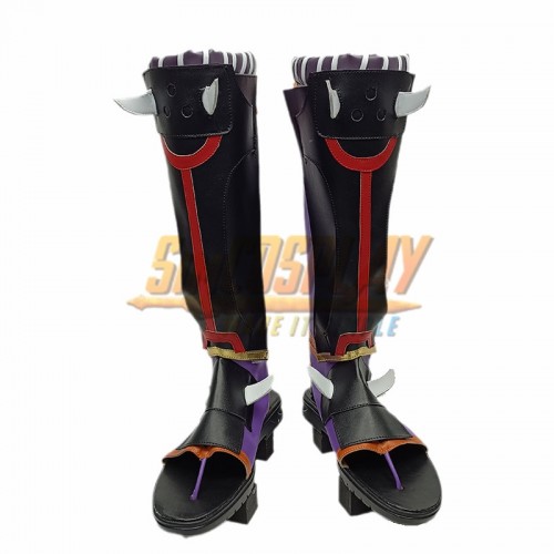 Genshin Impact Arataki Itto Cosplay Boots Top Level