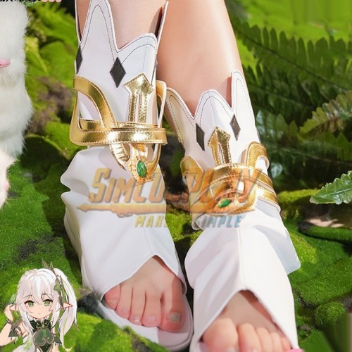 Genshin Impact Nahida Cosplay Boots Lesser Lord Kusanali Boots