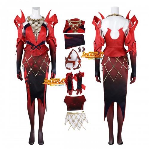 Scarlet Witch Emporium Matron Cosplay Costume Marvel Rivals Suit