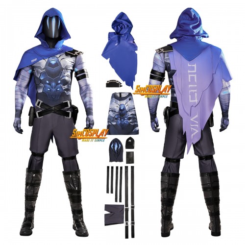 Omen Cosplay Costume Game Cosplay Printed Suit
