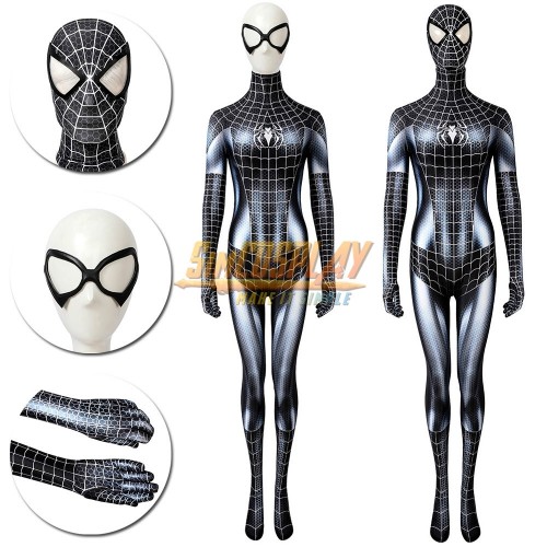 Venom Female Cosplay Suit Spider-man Venom Woman Cosplay Costume Spiderman Girls Suit