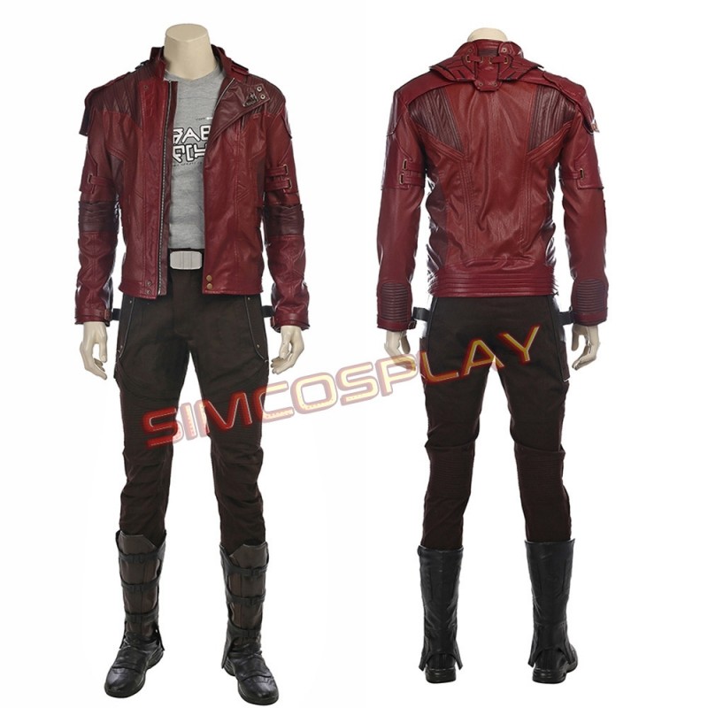 DFYM Guardians of the Galaxy 2 Star-Lord Peter Quill Cosplay Costume Full Set
