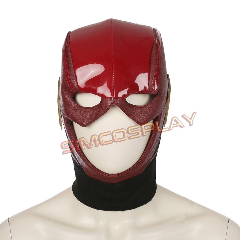 NEW ARRIVAL The Barry Allen Cosplay Costume Cos Mask Halloween lightning Hat