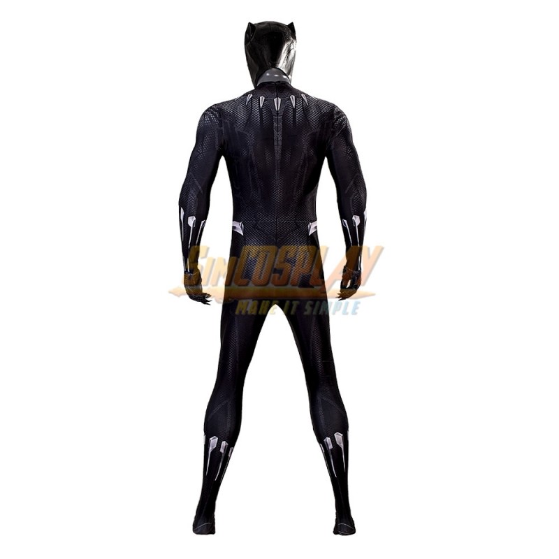 Peculiar Black Lycra Spandex Unisex Zentai Suit