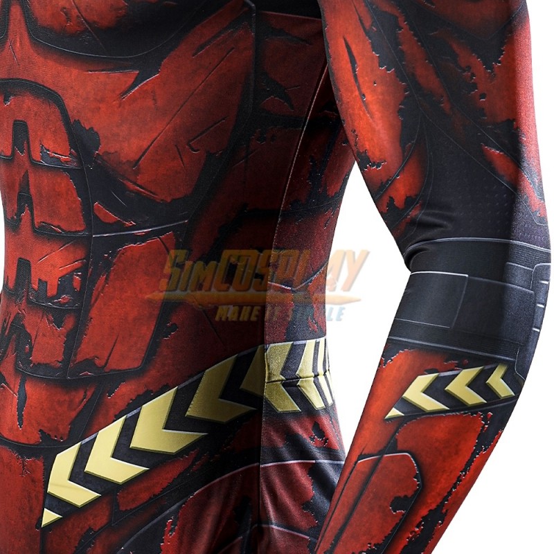 The Flash 2023 Flashpoint Cosplay Costume Spandex Jumpsuit