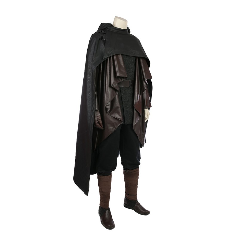 Details about   Star Wars Luke Skywalker Return of the Jedi Cosplay Costume Dark Black Suit