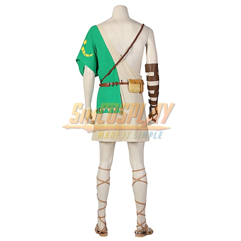 Breath of the Wild 2 Link Cosplay Costume The Legend of Zelda Link Green  Suit