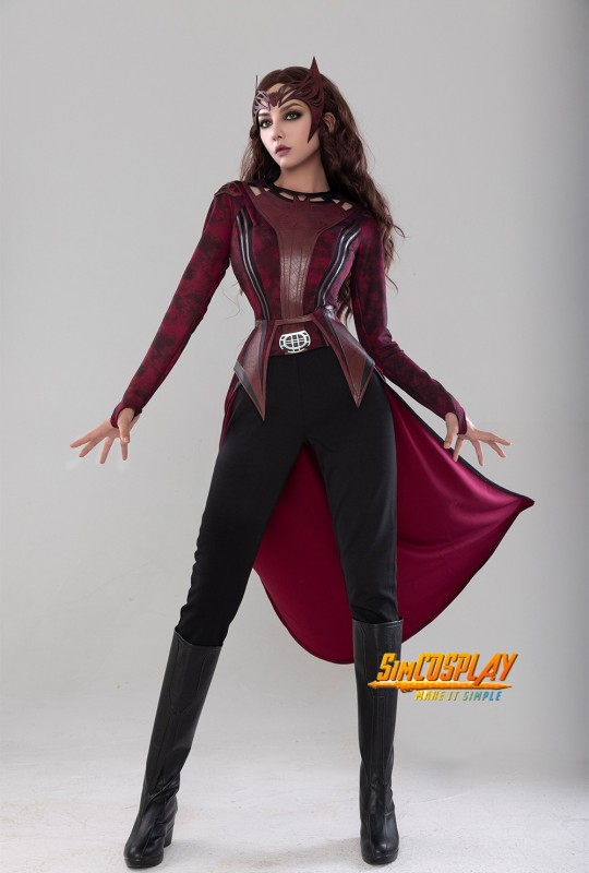 Scarlet Witch Wanda Cosplay Costumes In The Multiverse Of Madness Edition  Ver.2
