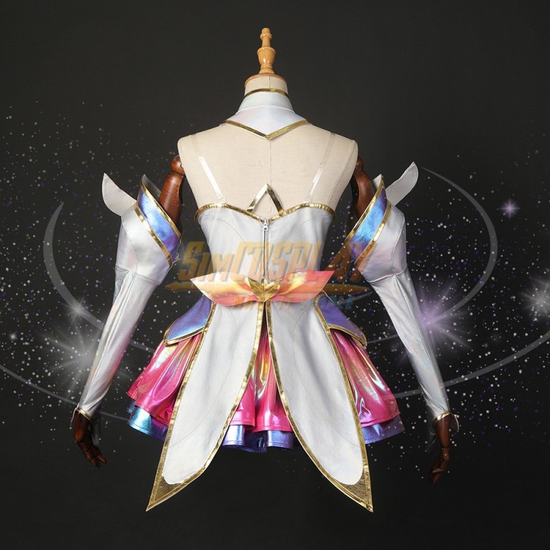 League of Legends KDA ALL OUT Skin Ahri Dress Cosplay Costume Suit Women  Set