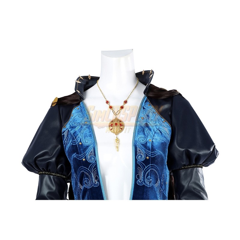 blue cosplay dress Adult blue dress Belle with short sleeves Dress in the Bavarian style –  MJcostume main image 1