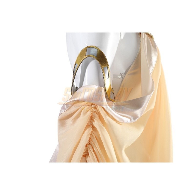 Star Wars 2 Attack of the Clones Lake Dress Padme Cosplay Costume Ver.2