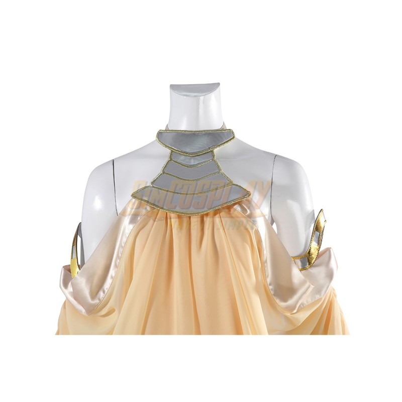 Star Wars 2 Attack of the Clones Lake Dress Padme Cosplay Costume Ver.2