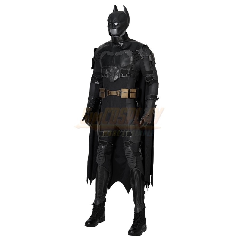 Batman Cosplay Costume The Flash 2023 Batsuit With Mask Top Level