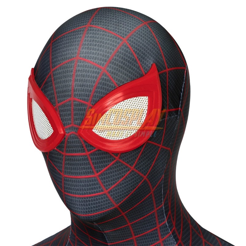 Mile Morales Spider-man Mask Stand 3D model 3D printable