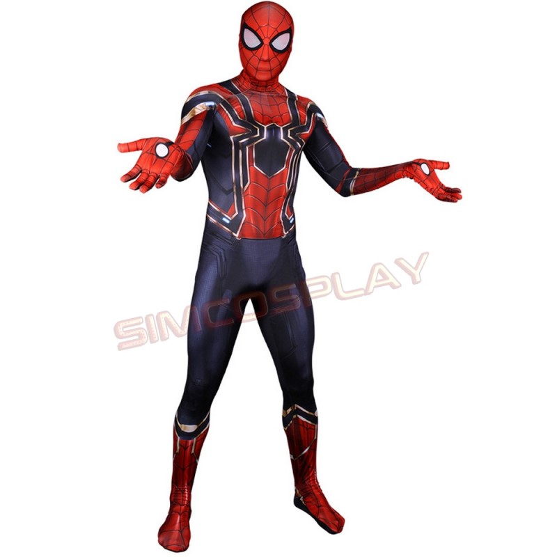 Spider-Man/Peter Parker Multicolour Avengers: Infinity War Star Cutouts 71 Official Marvel Character Lifesize Cardboard Cutout Iron Spider