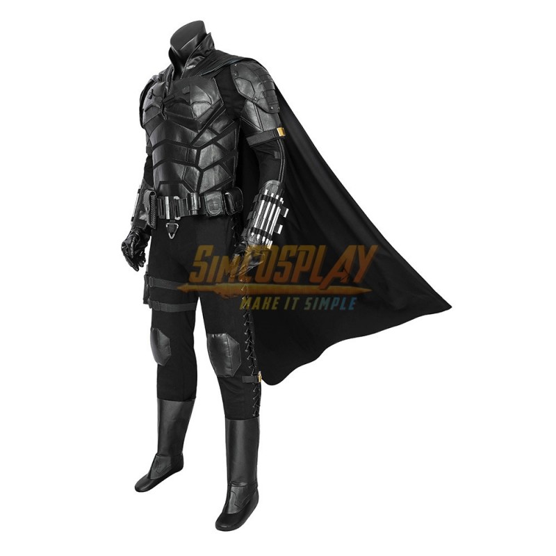 The Bruce Wayne 2022 Cosplay Costumes Leather Suit For Halloween