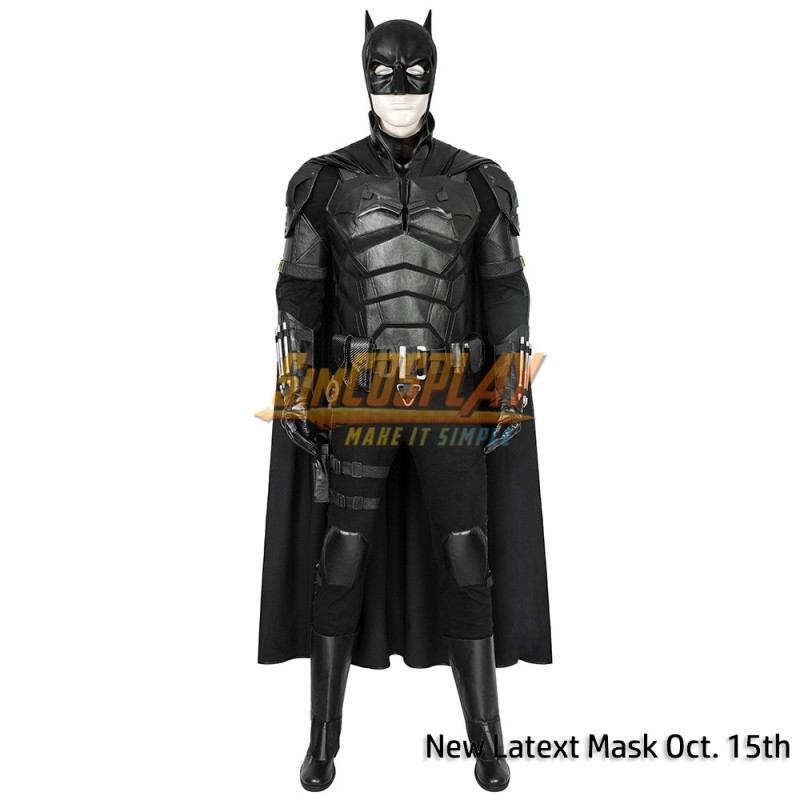 The Bruce Wayne 2022 Cosplay Costumes Leather Suit For Halloween Superhero  Cosplay
