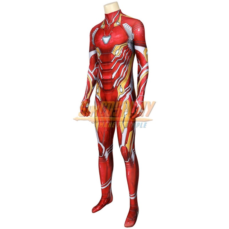 Iron-man Cosplay Suit Creative HQ Printed Iron man Spandex Cosplay Costume