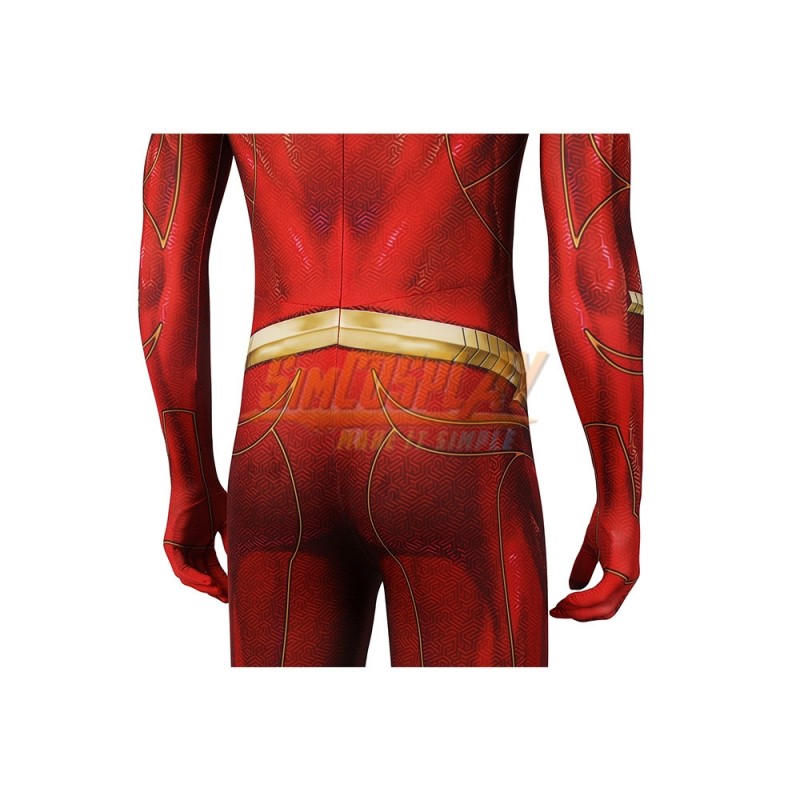 The Flash 2023 Flashpoint Cosplay Costume Spandex Jumpsuit