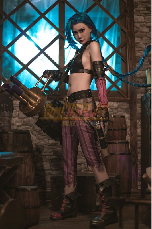 I'm sorry Modernization Serious Arcane Jinx Cosplay Costumes Full Set With Boots And Wig