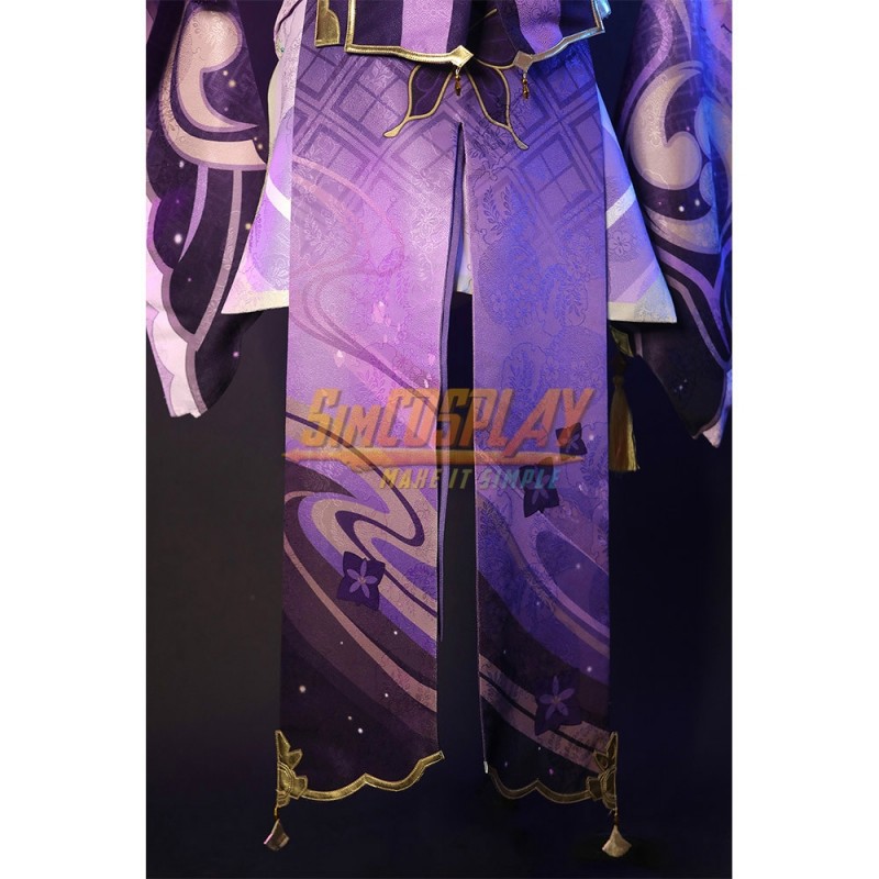 Genshin Impact Electro Archon Baal Cosplay Costumes Top Level