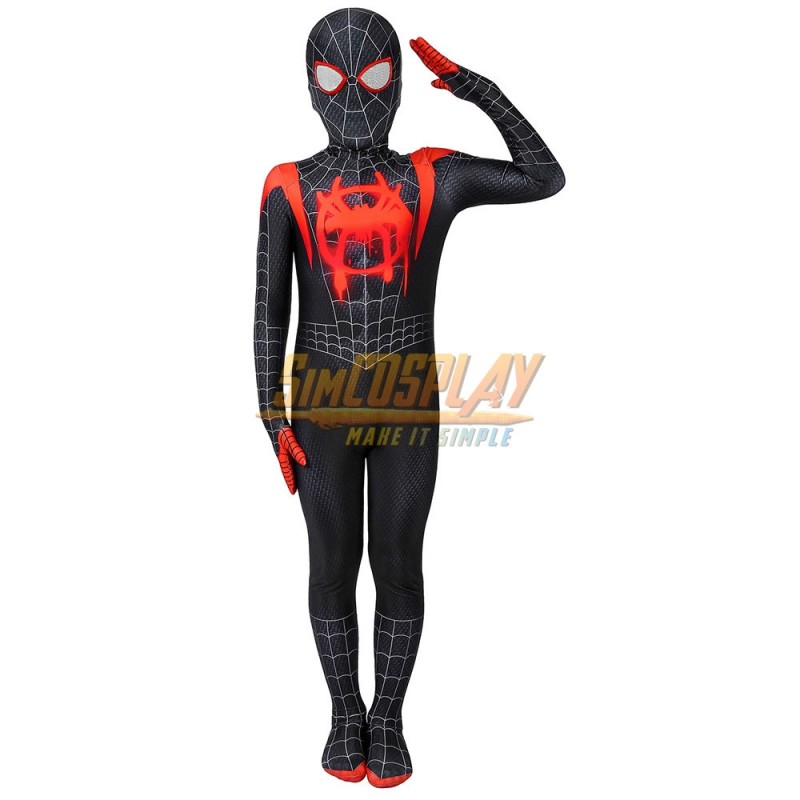 black spiderman costume kids