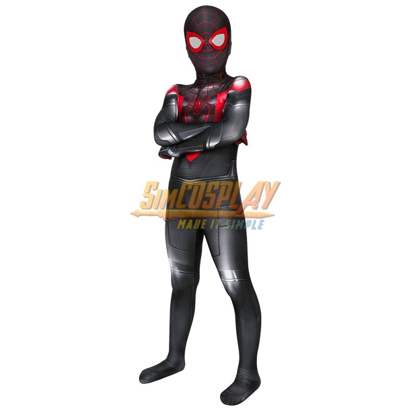 PS5 Spider-Man: Miles Morales Costume Miles Morales Suit Kids