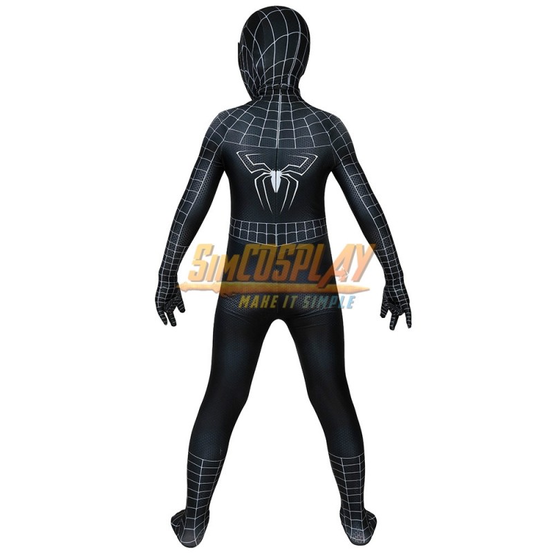 Black Spiderman Costume For Children! FREE Spiderman Costume Shipping